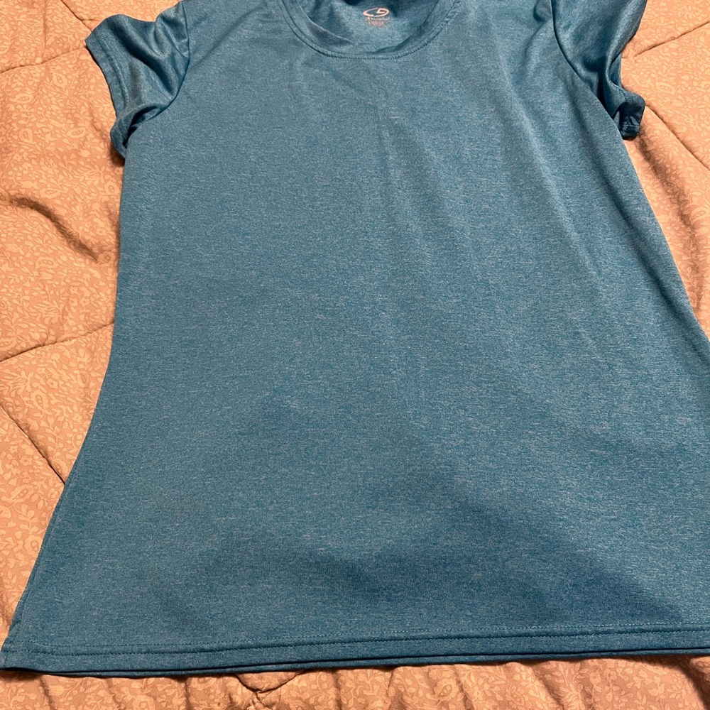 Champion Women's Short-Sleeve Crew Tee in Teal